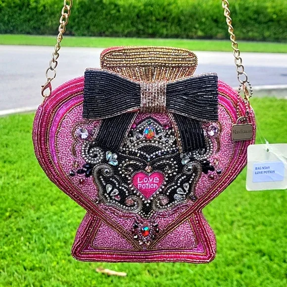 Mary frances love potion bottle crossbody